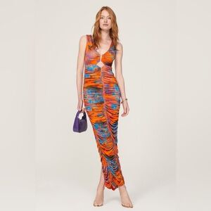 Ronny Kobo Collection Alexander Multicolor Sleeveless Dress Size XS